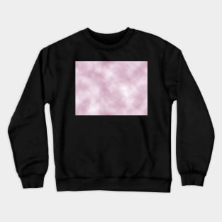 Pale pink and white cloud pattern Crewneck Sweatshirt